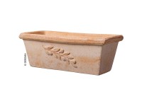 Deroma Pflanzkasten Olive Galestro-Terrakotta Weiss (HxBxT) 18 x 50 x 24 cm