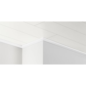 Parador Modanatura per soffitto DAL 3, bianco lucido, per finiture armoniose.