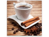 Glasbild Coffee 20 x 20 cm