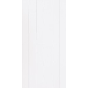 Panneau décoratif blanc brillant Parador RapidoClick (128x22,3cm) pour murs et plafonds.