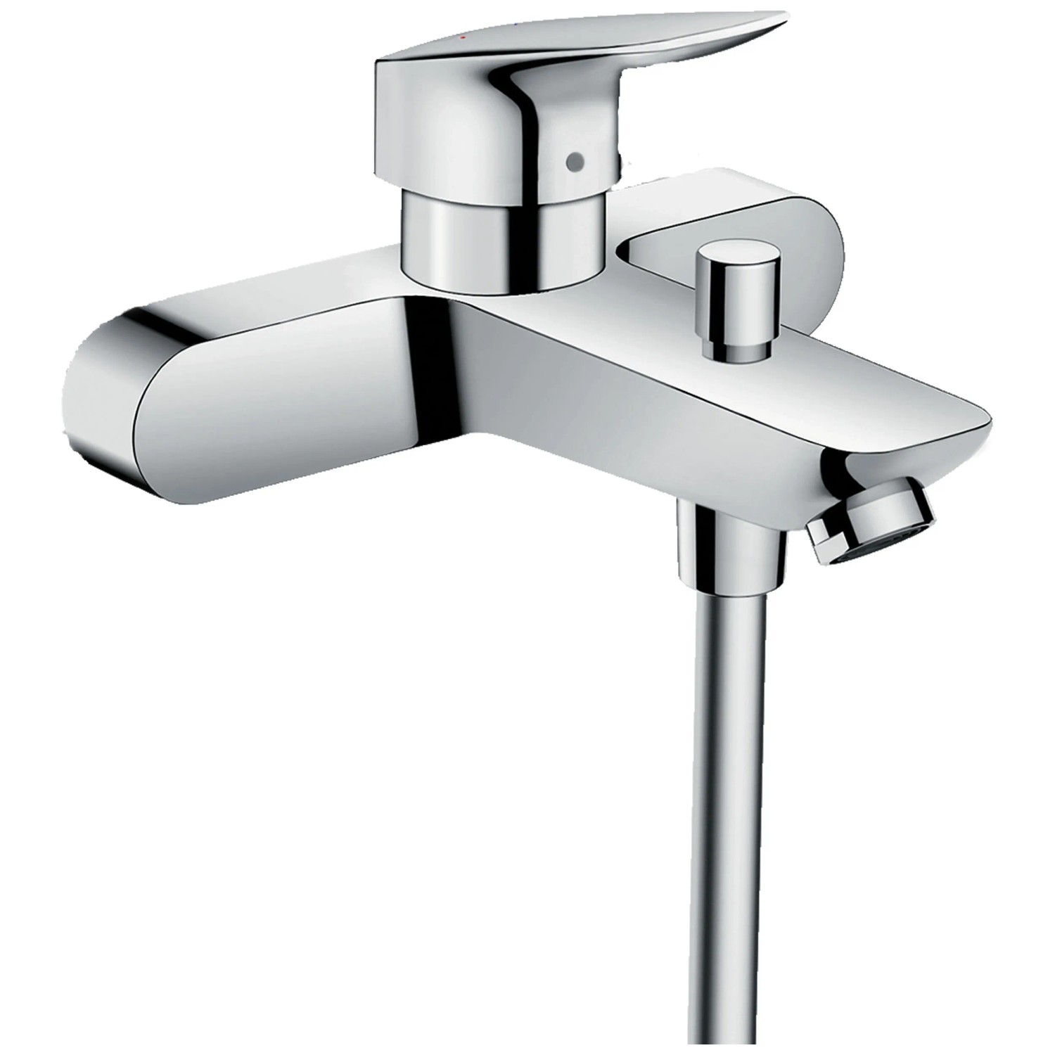 Hansgrohe Einhebel-Wannenmischer Logis Aufputz Chrom