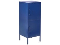 Beliani Büroschrank Huron Metall Marineblau (HxBxT) 102 x 40 x 40 cm Beliani Büroschrank Huron Metall Marineblau (HxBxT) 102 x 40 x 40 cm