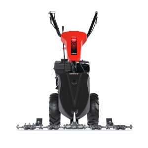 Faucheuse à essence Güde GBM 970-212 Pro, largeur de coupe 97 cm, idéale pour herbes hautes et terrains accidentés.