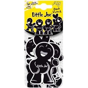 Little Joe Lufterfrischer Paper Card Schwarz, 4er-Pack für die Autopflege.