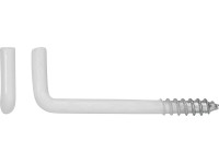 LUX Schraubhaken Ø 3,8 mm x 60 mm Weiss 4 Stk. LUX Schraubhaken Ø 3,8 mm x 60 mm Weiss 4 Stk.