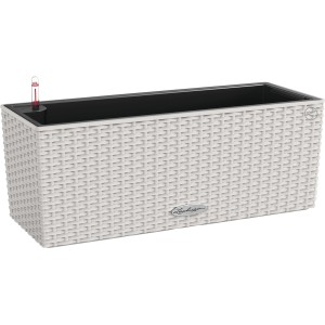 Lechuza Balconera Cottage 50, jardinière gris clair avec système d'arrosage, 50x19 cm.