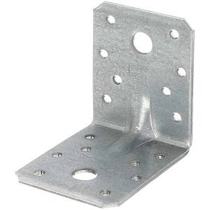 Schwerlast Winkelverbinder, Stahl verzinkt, 70x55x70mm, zur Holzmontage im Innen- und Aussenbereich.