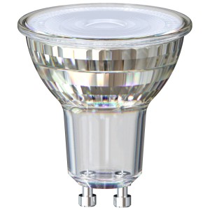 Osram LED Reflector PAR16 GU10, 4000K, 3.1W, vetro trasparente per plafoniere e applique.