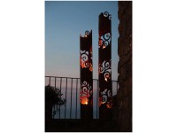 Leuchtsäule Venezia mit 3 Böden Edelrost Ø 20 cm / Höhe 145 cm Leuchtsäule Venezia mit 3 Böden Edelrost Ø 20 cm / Höhe 145 cm