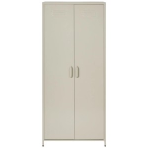 Beliani Armoire de bureau Varna beige clair 170 x 76 x 50 cm