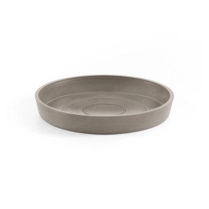 Soucoupe Ecopots, brun-gris, Ø 20 cm, pour intérieur et extérieur.