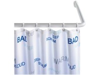 WENKO Support pour barre de douche - longueur 57 cm, chrome, Aluminium, 57 cm, Chromé