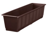 blumenkasten rankgitter grau Blumenkasten mit Rankgitter Grau 65x33x135 cm WPC main image 0