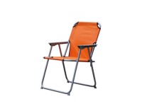 Garten/Camping Sessel Oxford mit Metallrahmen 57 cm x 54 cm x 75 cm Schwarz