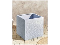 Geli Pflanzgefss Kubus Quadratisch Anthrazit (HxBxT) 42 x 50 x 50 cm