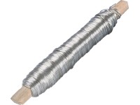 Fil Jardinage Vert 1.4mm Fil De Fer Gainé Plastique Vert Connex - Diamètre 1.4 Mm, Longueur 50 M - Pour Jardinage, Fixation, Bricolage